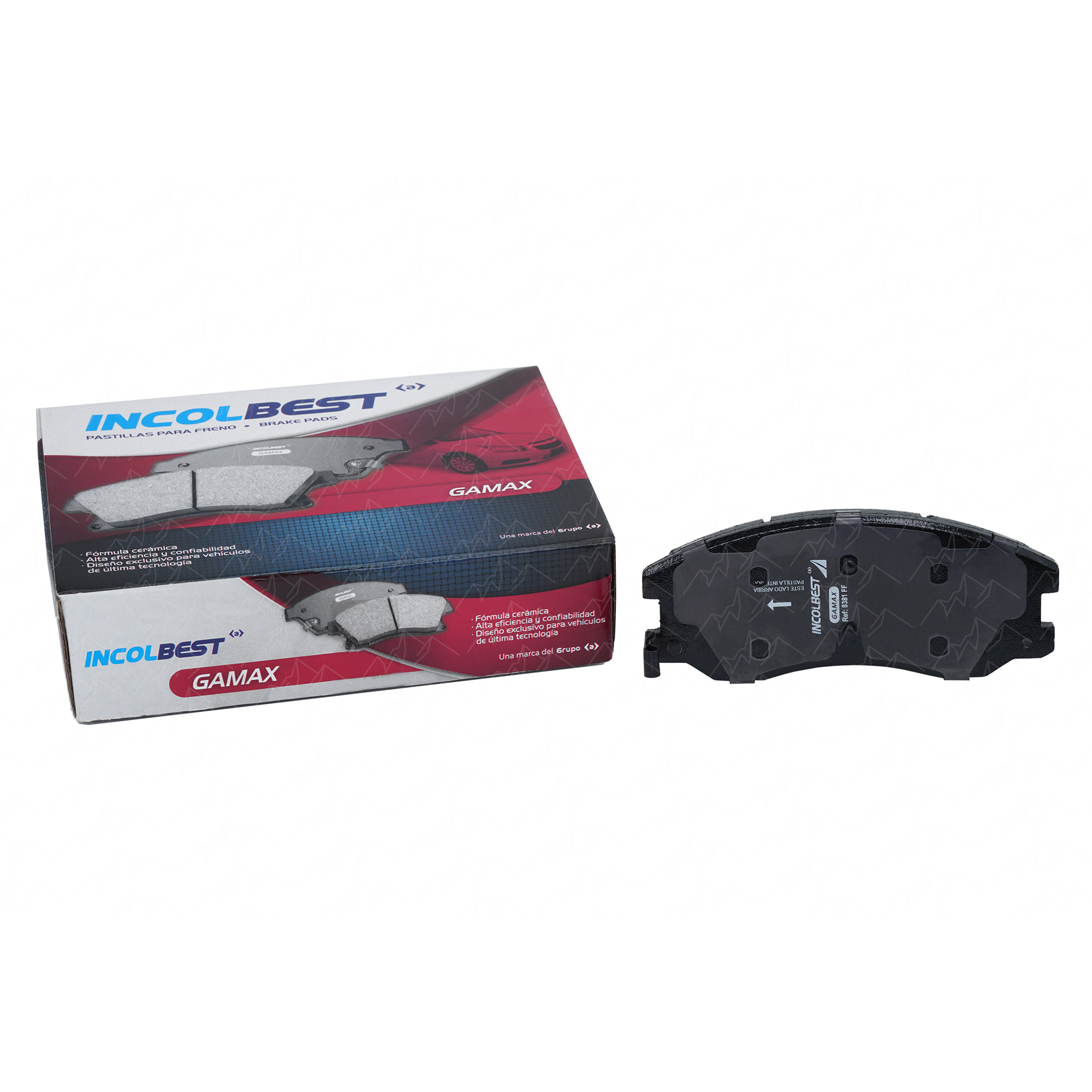 Pastilla De Freno aplica a Chevrolet Captiva 2007-2016 marca Incolbest 8381gx