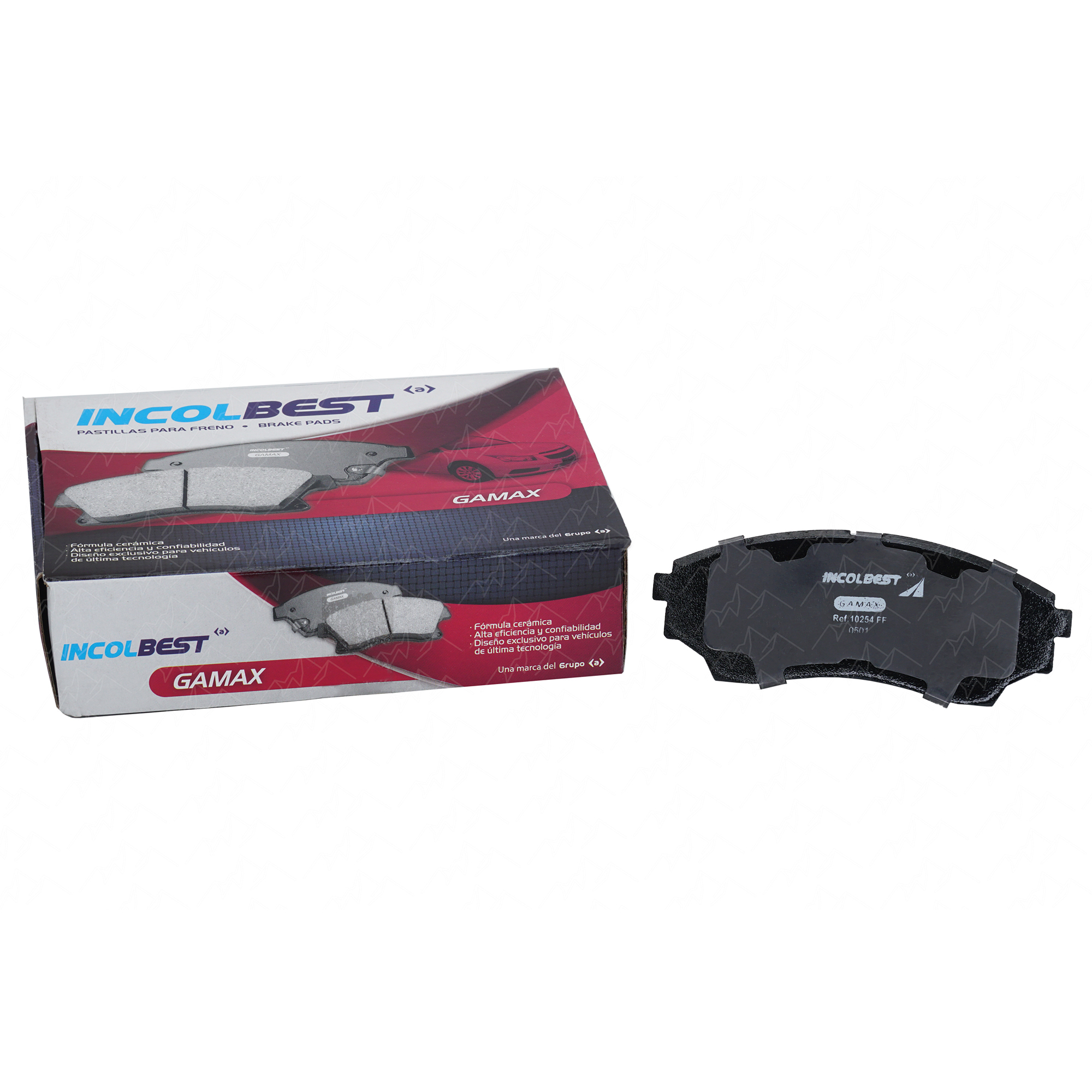 Pastilla De Freno aplica a Mazda B2600 2000-2008 marca Incolbest 10254gx